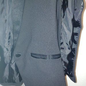 Black H&M Blazer (Bat Winged) with Satin Collar